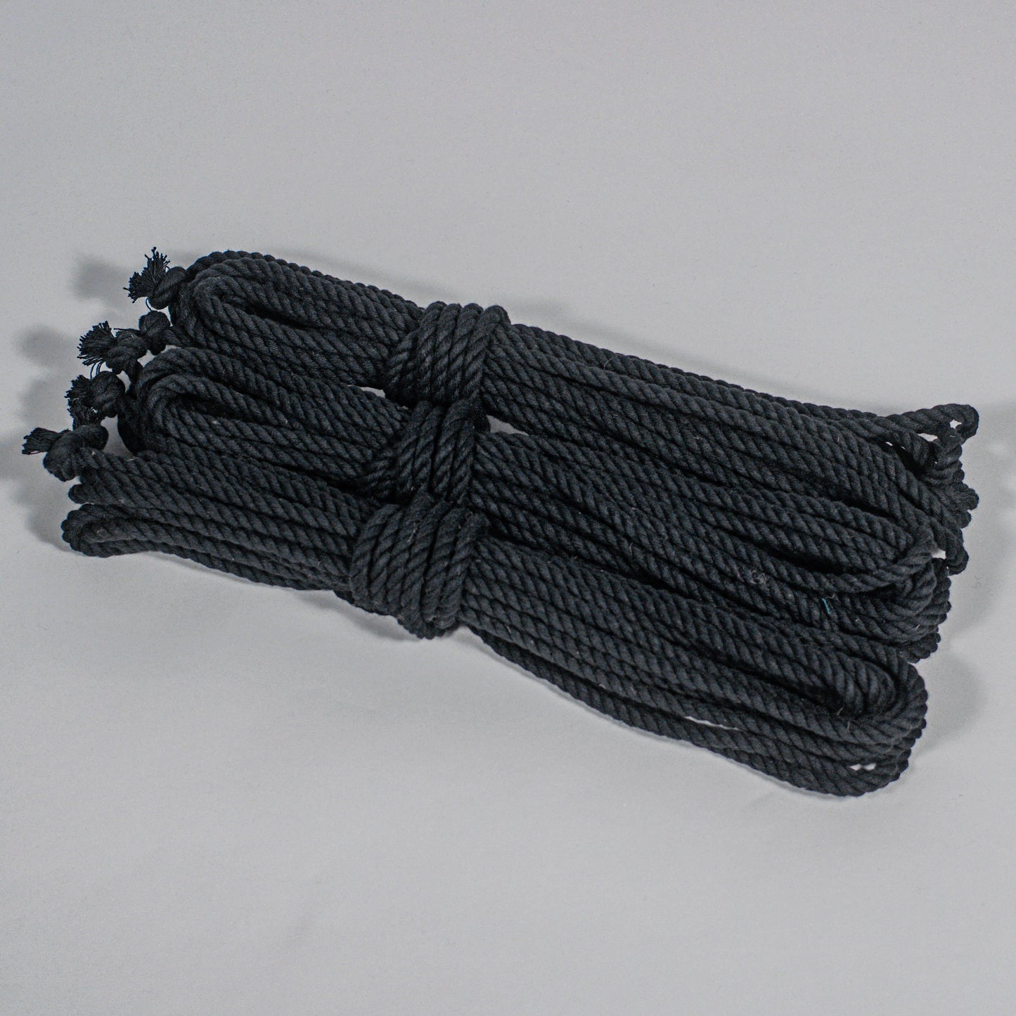 Cotton Play Ropes Shibari Rope black Bundle of 3