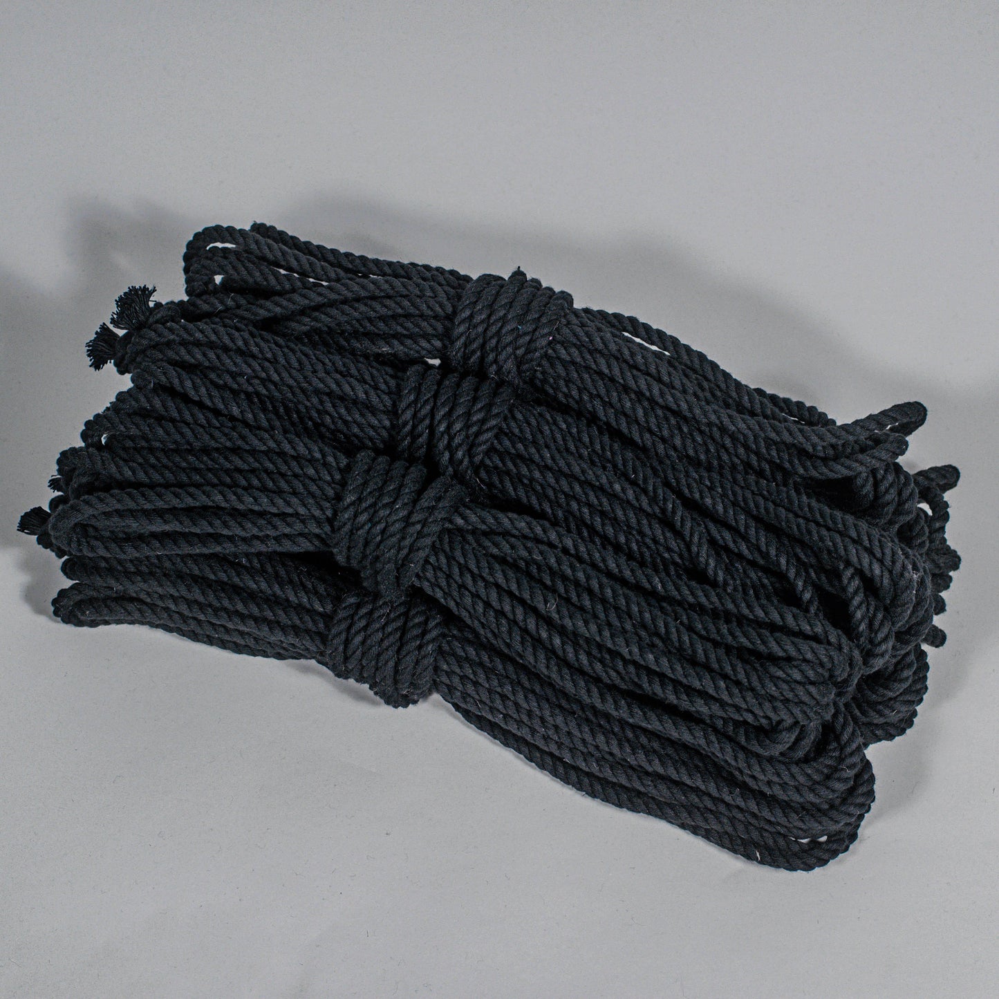 Cotton Play Ropes Shibari Rope black Bundle of 6