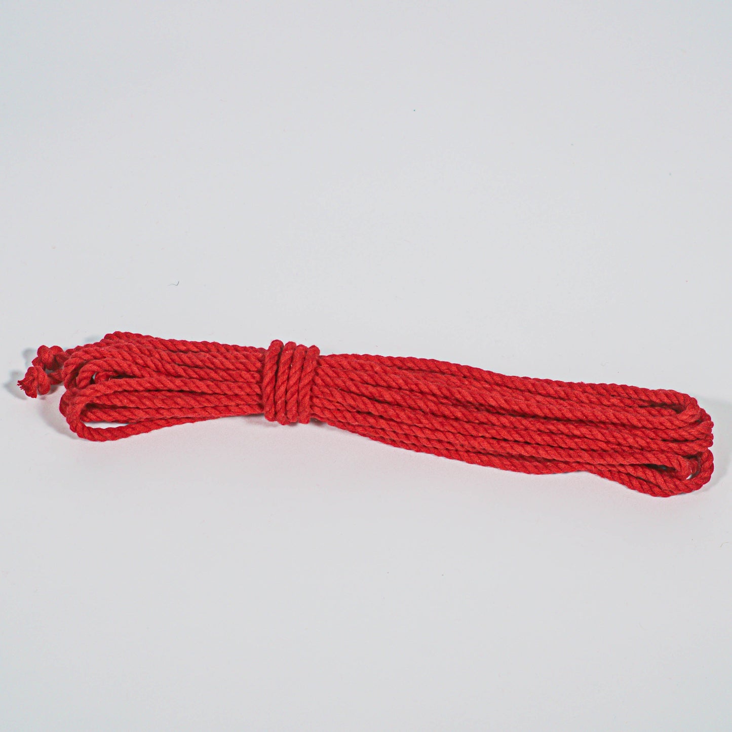 Cotton Play Ropes Shibari Rope red Single length