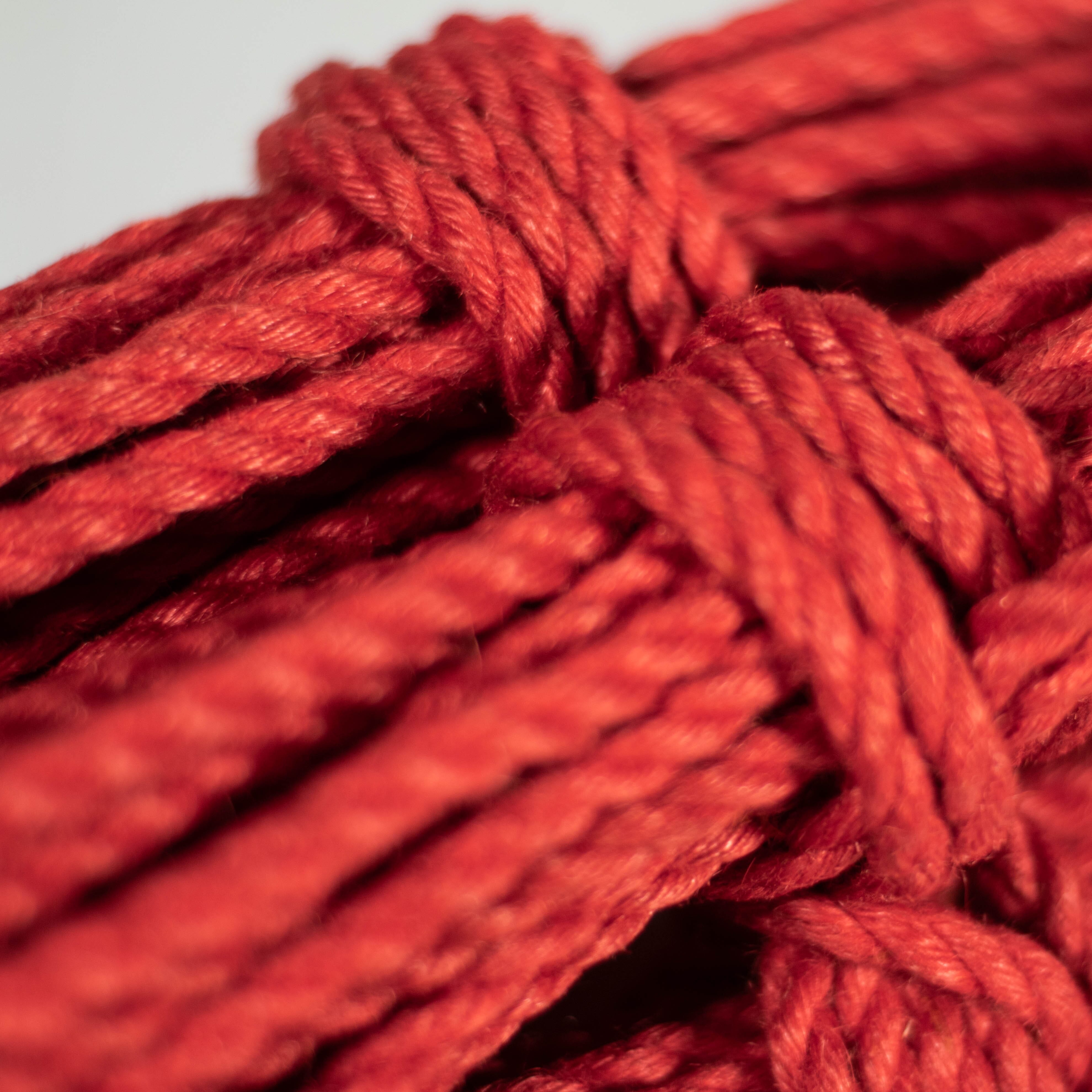 Treated Rope 6mm Anatomie Red Jute Rope Anatomie Rope Shop