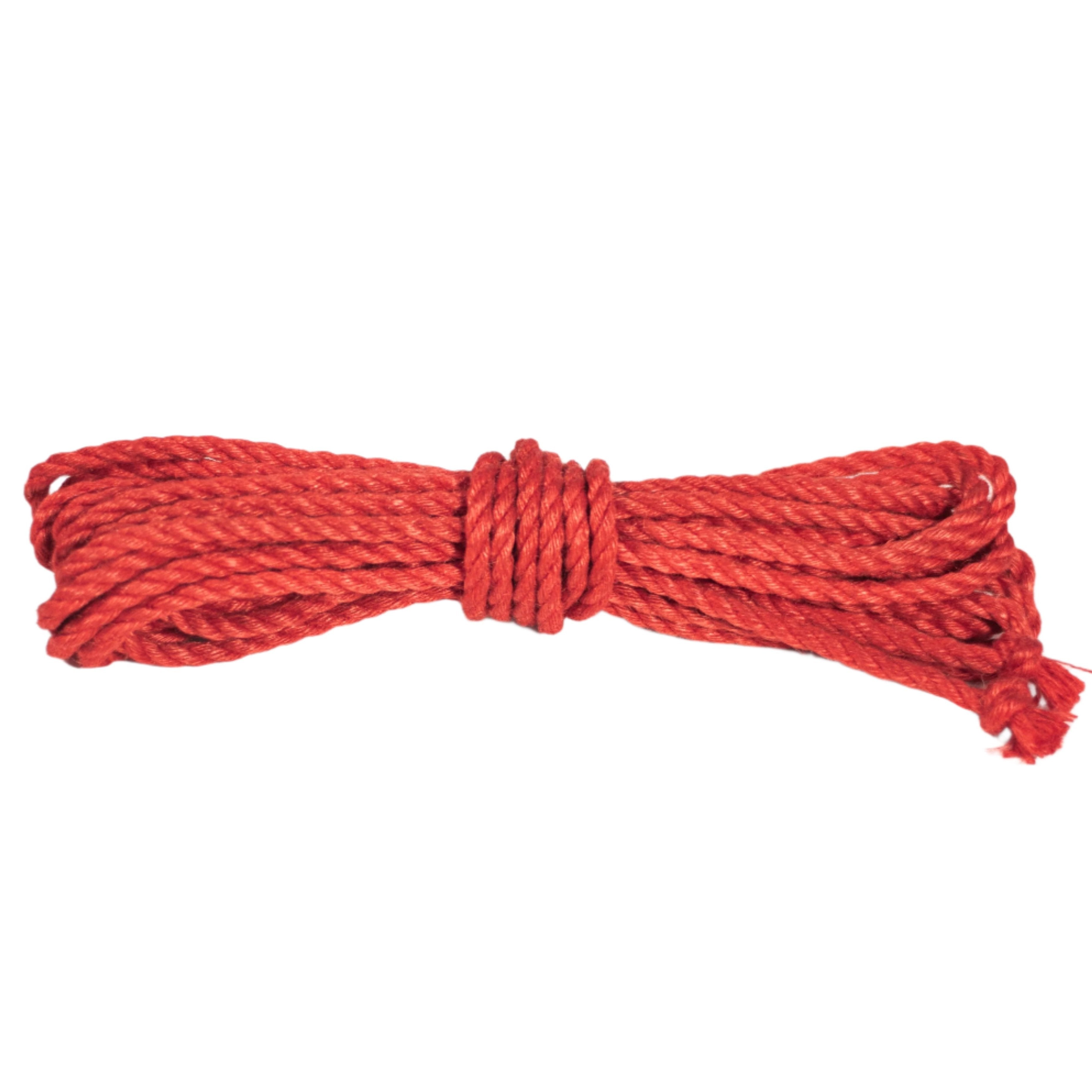 Cure Rope Anatomie red jute rope · 6mm single-ply (treated) – Shibari Store by ...