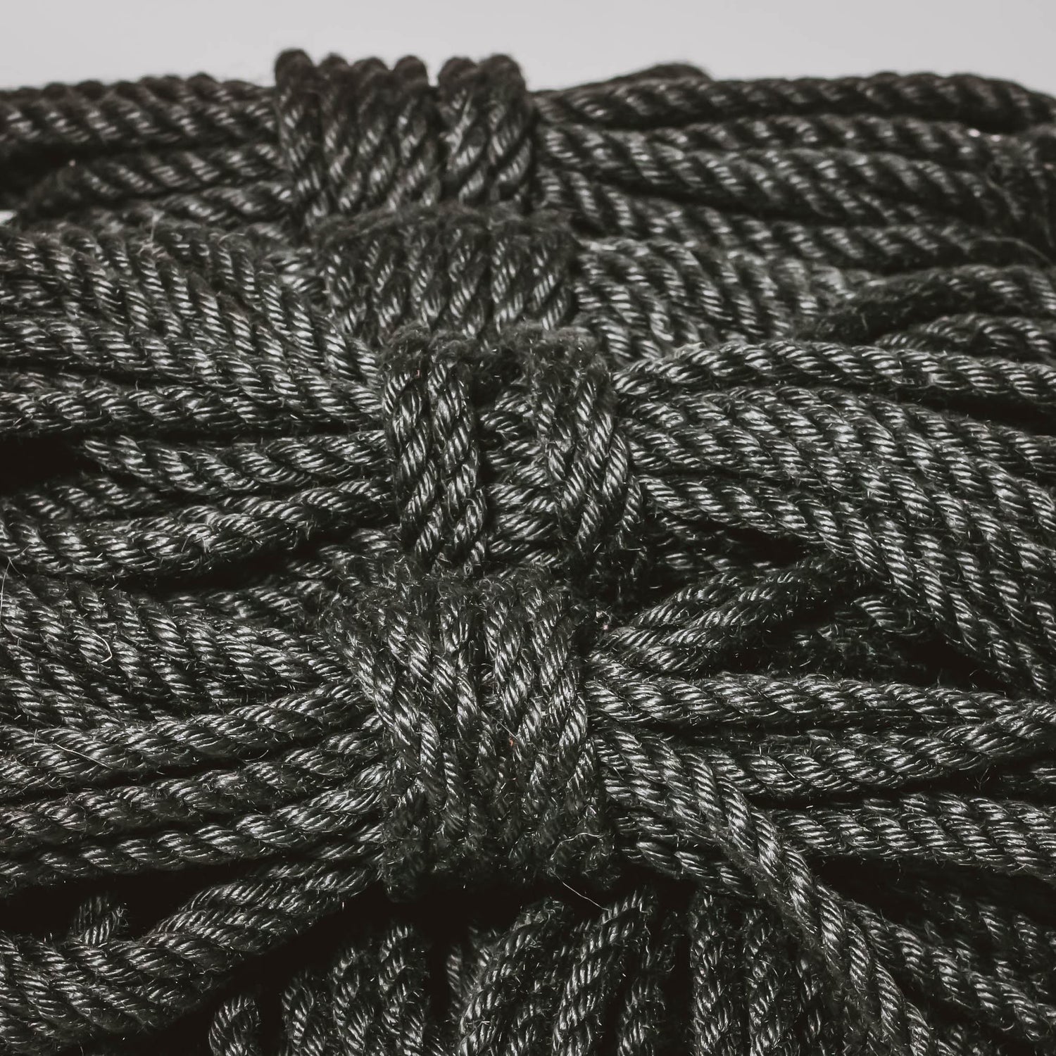 Black rope (treated, 6mm) Shibari Rope 