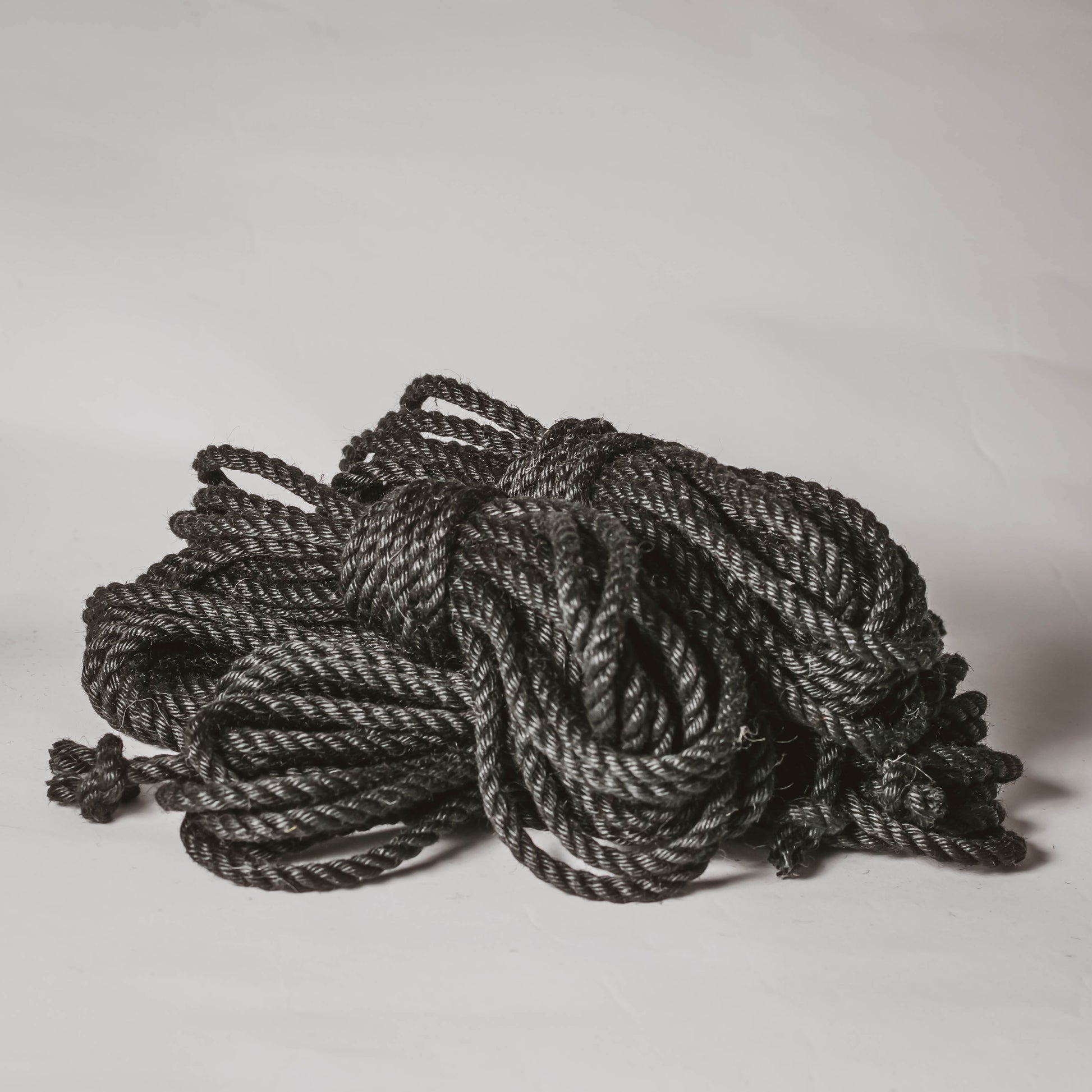 Black rope (treated, 6mm) Shibari Rope Bundle of 4 