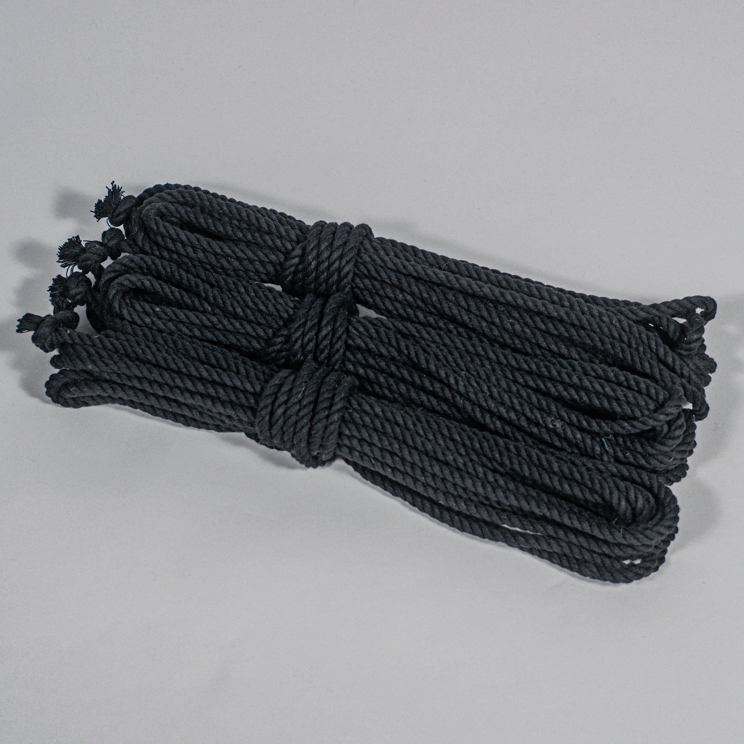 Cotton Play Ropes Shibari Rope black Bundle of 3 
