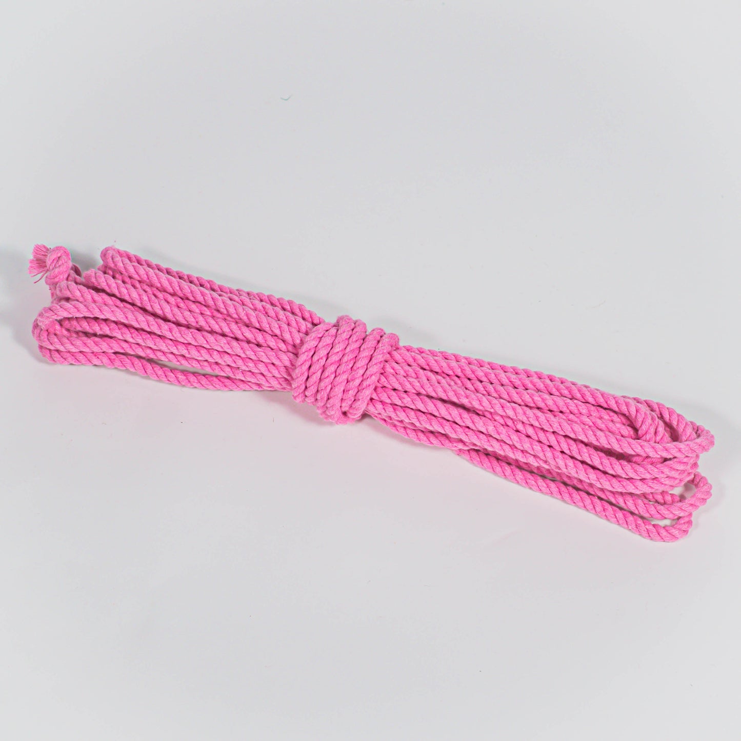 Cotton Play Ropes Shibari Rope bright pink Single length 