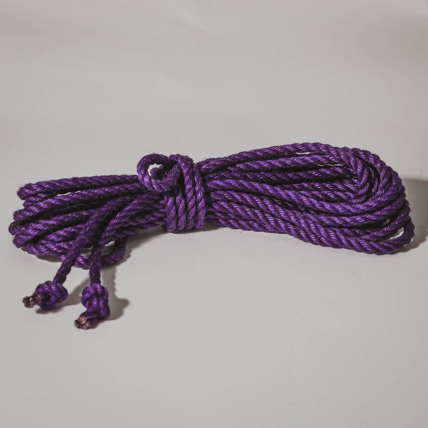 Purple jute rope (treated, 6mm) Shibari Rope Single Length 