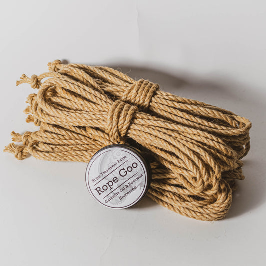 Jute Shibari Rope Standard Kit 6x30' 2x15' – deGiotto Rope