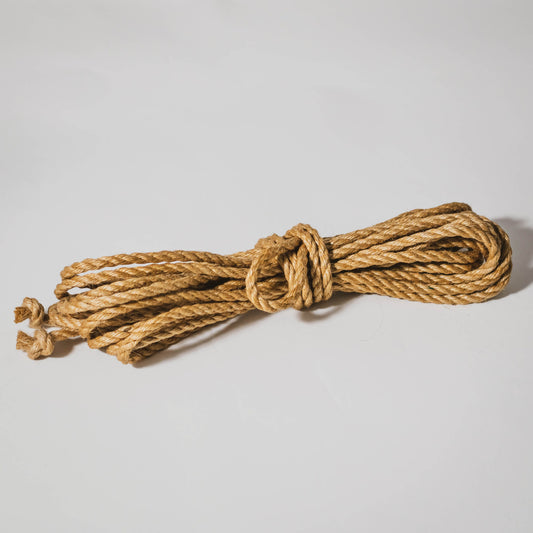 Treated - 6mm Jute Rope Shibari Rope Single Length 